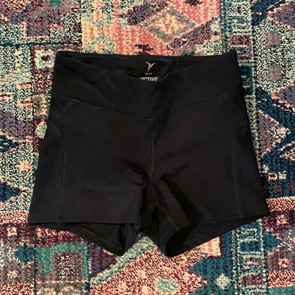 Black workout shorts from Old Navy